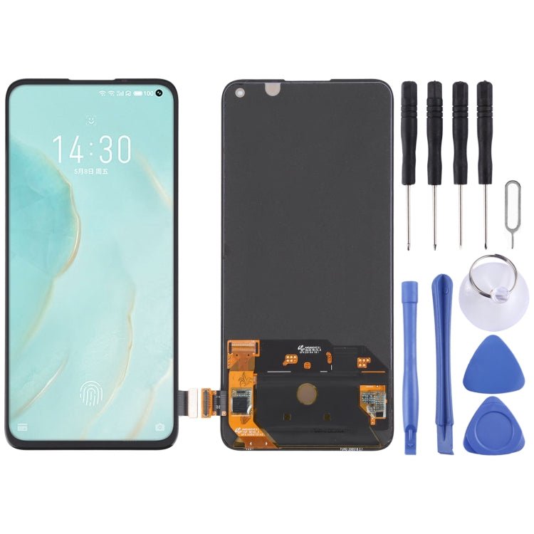 Original Super AMOLED Material LCD Screen and Digitizer Full Assembly for Meizu 17 Pro / 17, For Meizu 17 Pro / 17 - ORIWHIZ