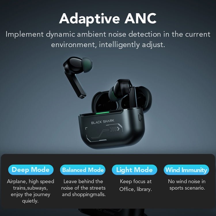 Original Xiaomi Black Shark Noise Reduction True Wireless Bluetooth Earphone - ORIWHIZ