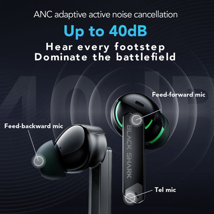 Original Xiaomi Black Shark Noise Reduction True Wireless Bluetooth Earphone - ORIWHIZ