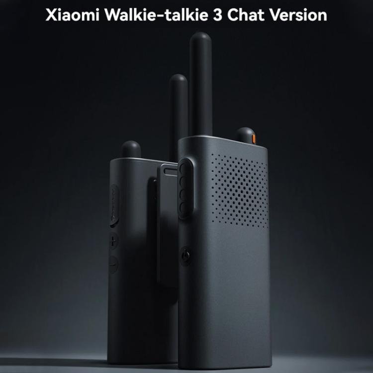 Original Xiaomi Walkie Talkie 3 Chat Version Support 1 - 5km Intercom Distance, APP Writing Frequency, Walkie Talkie 3 Chat Version - ORIWHIZConsumer ElectronicsHandheld Walkie TalkieWalkie Talkie