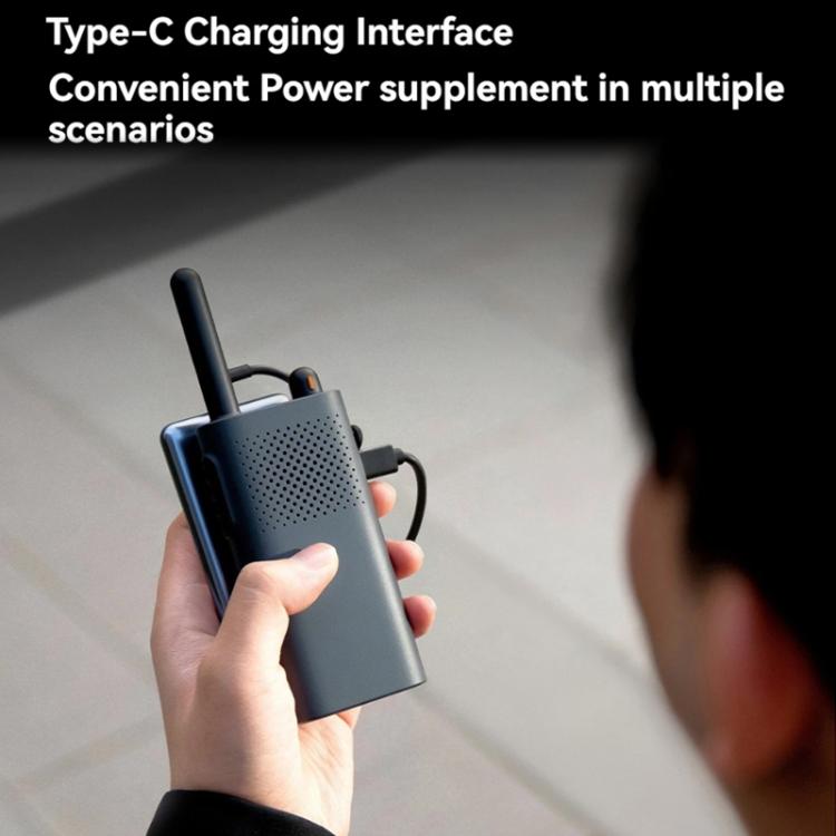 Original Xiaomi Walkie Talkie 3 Chat Version Support 1 - 5km Intercom Distance, APP Writing Frequency, Walkie Talkie 3 Chat Version - ORIWHIZConsumer ElectronicsHandheld Walkie TalkieWalkie Talkie