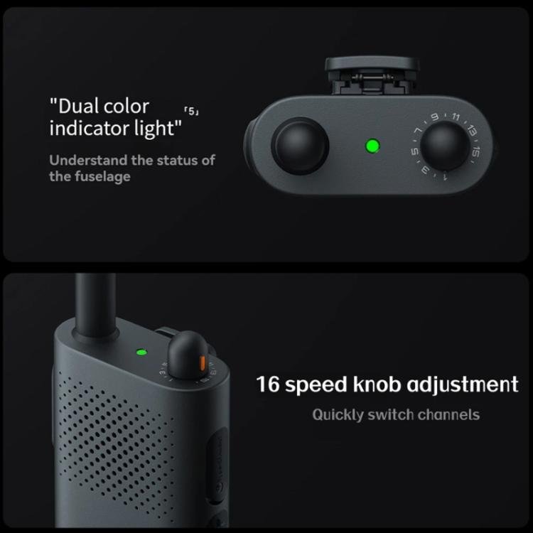 Original Xiaomi Walkie Talkie 3 Chat Version Support 1 - 5km Intercom Distance, APP Writing Frequency, Walkie Talkie 3 Chat Version - ORIWHIZConsumer ElectronicsHandheld Walkie TalkieWalkie Talkie
