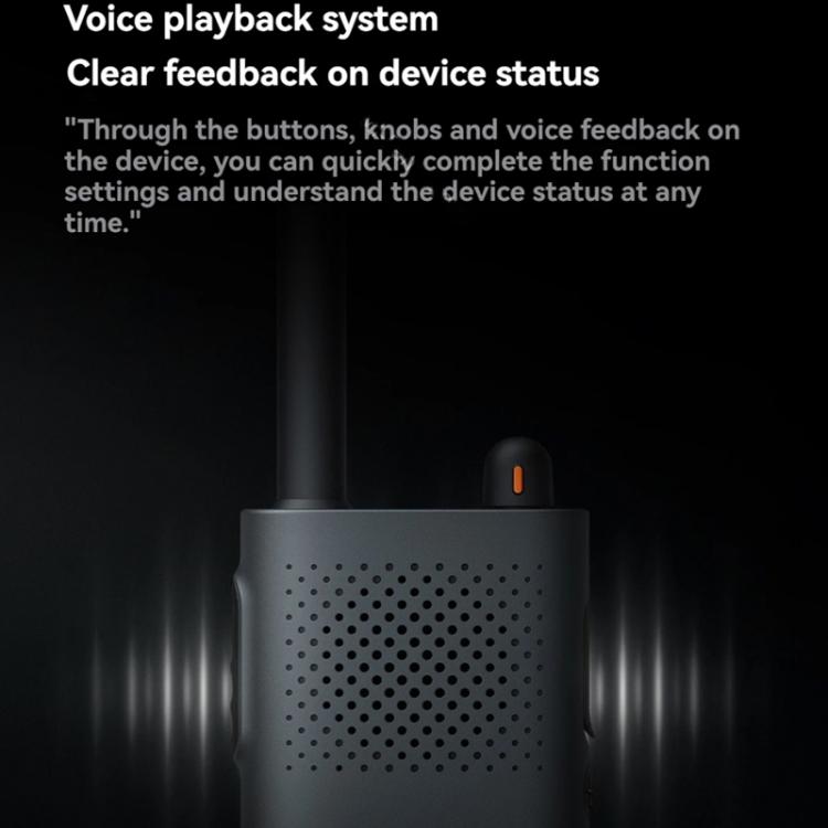 Original Xiaomi Walkie Talkie 3 Chat Version Support 1 - 5km Intercom Distance, APP Writing Frequency, Walkie Talkie 3 Chat Version - ORIWHIZConsumer ElectronicsHandheld Walkie TalkieWalkie Talkie