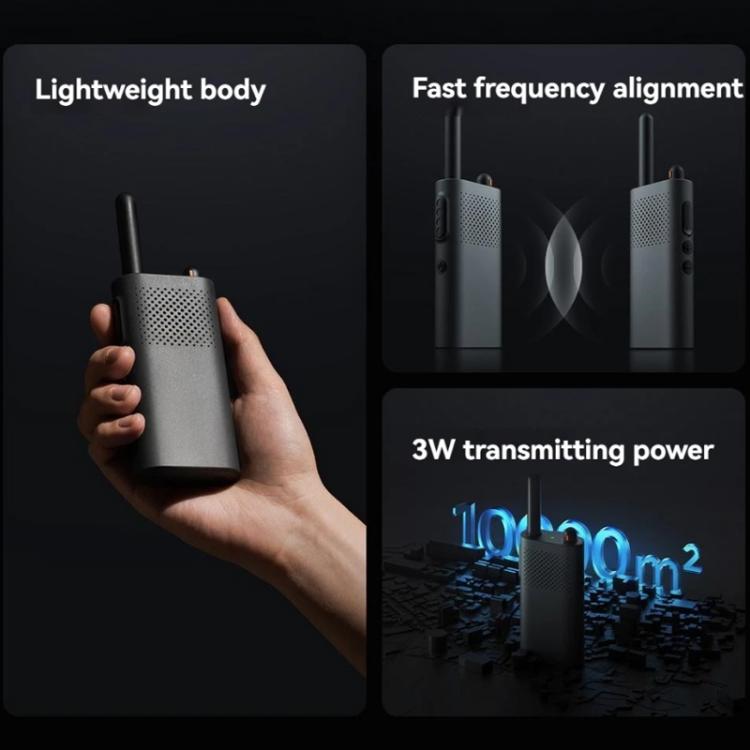 Original Xiaomi Walkie Talkie 3 Chat Version Support 1 - 5km Intercom Distance, APP Writing Frequency, Walkie Talkie 3 Chat Version - ORIWHIZConsumer ElectronicsHandheld Walkie TalkieWalkie Talkie