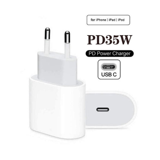 PD35W USB - C / Type - C Port Charger with 1m Type - C to Type - C Data Cable, EU Plug, EU Plug + Type - C Cable - ORIWHIZ