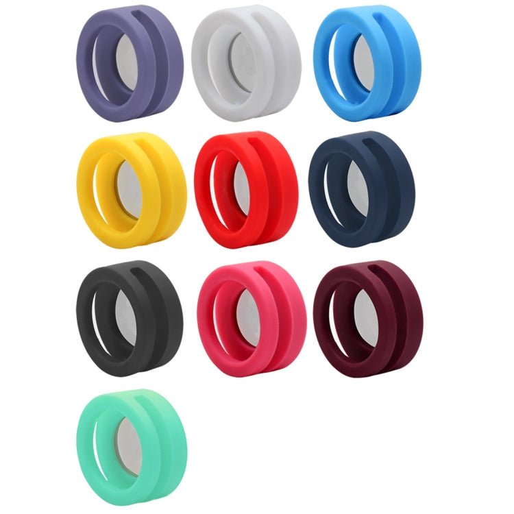 Pet Collar Anti - scratch Shockproof Silicone Case For AirTag, 35.9x35.9x19.2mm, 34.1x34.1x18.2mm - ORIWHIZ