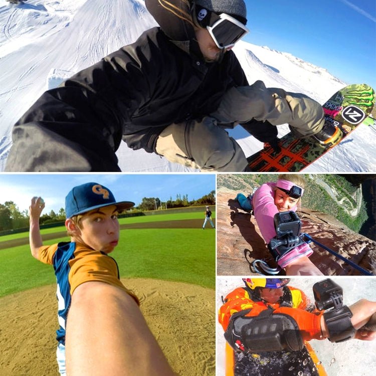 PULUZ 360 Degree Rotation Glove Style Palm Strap Mount Band for GoPro, Insta360, DJI and Other Action Cameras, Glove Palm Strap, Glove Palm Strap(AE) - ORIWHIZDJI & Insta360 AccessoriesPULUZUniversal Chest & Head Belt