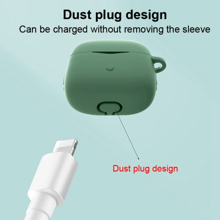 Pure Color Bluetooth Earphone Silicone Case, For SoundPEATS Air 3 - ORIWHIZ