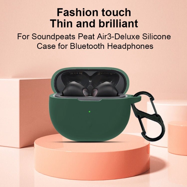 Pure Color Bluetooth Earphone Silicone Case, For SoundPEATS Air3 - Deluxe - ORIWHIZ