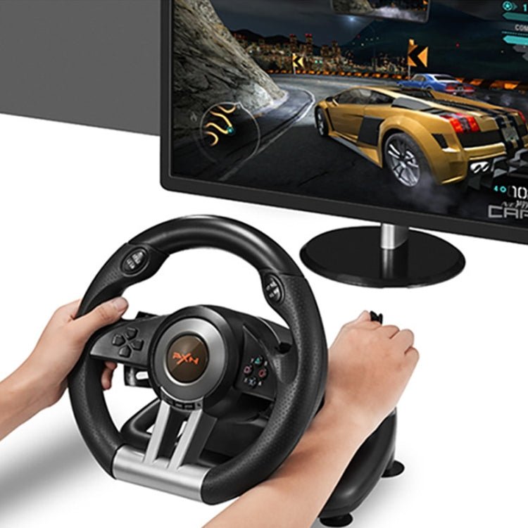 PXN - V3 Racing Game Steering Wheel for PC / PS3 / 4 / xbox one / switch, For PC / PS3 / 4 / xbox one / switch - ORIWHIZSony AccessoriesSony Accessories GamepadsToys & Hobbies