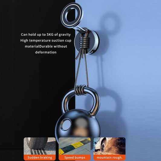 Q89 Foldable Vacuum MagSafe Magnetic Suction Cup Phone Holder, Q89(Black), Q89(Silver) - ORIWHIZ