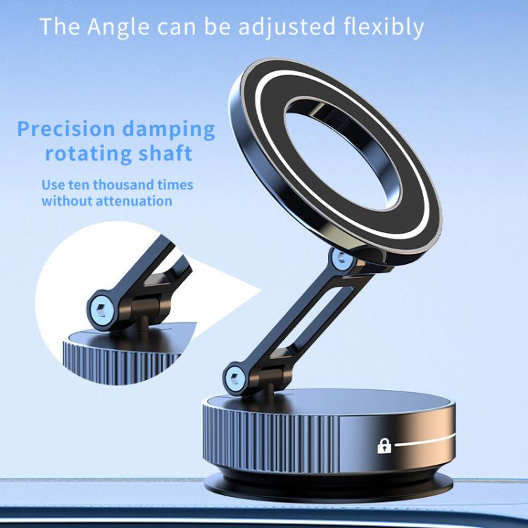 Q89 Foldable Vacuum MagSafe Magnetic Suction Cup Phone Holder, Q89(Black), Q89(Silver) - ORIWHIZ