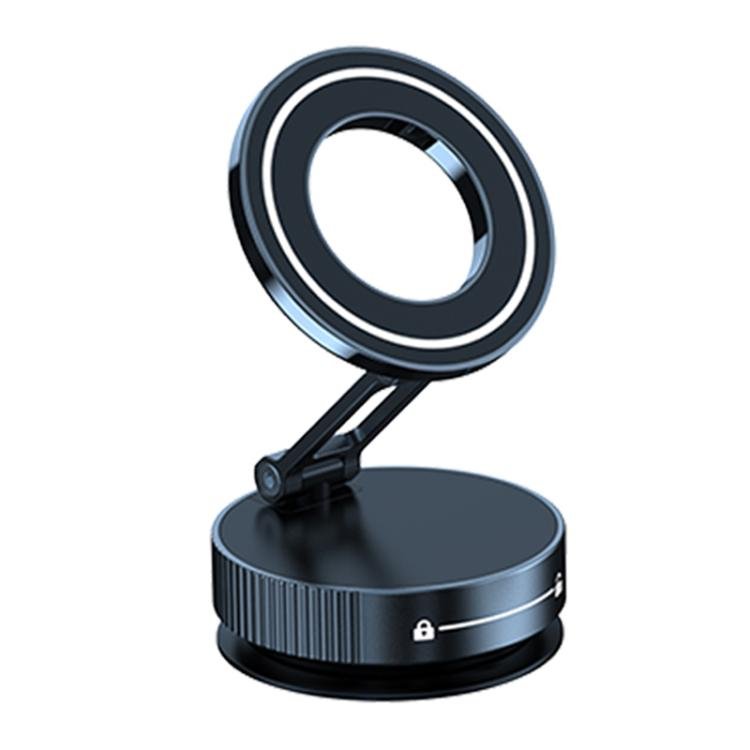 Q89 Foldable Vacuum MagSafe Magnetic Suction Cup Phone Holder, Q89(Black), Q89(Silver) - ORIWHIZ