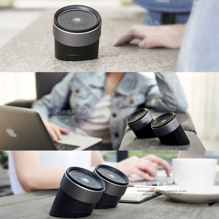 QCY BOX1 Portable Mini Speaker Wireless Music Metal V4.2 Bluetooth Loudspeakers - ORIWHIZ