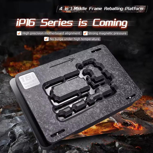 Qianli 4 in 1 Magnetic Middle Layer BGA Reballing Platform for iPhone 16 Series, Qianli for iPhone 16 Series - ORIWHIZ