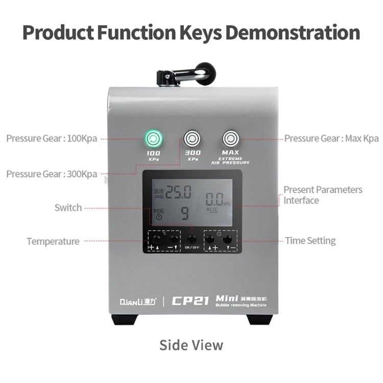 Qianli CP21 Mini LCD Screen Bubble Removing Machine, Qianli CP21 Mini, EU Plug - ORIWHIZ