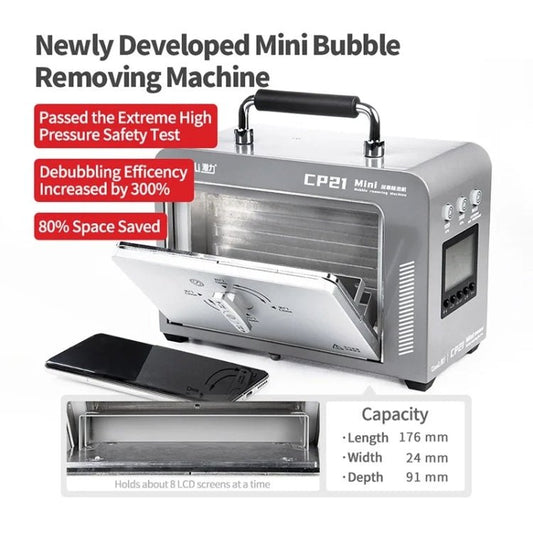 Qianli CP21 Mini LCD Screen Bubble Removing Machine, Qianli CP21 Mini, EU Plug - ORIWHIZ