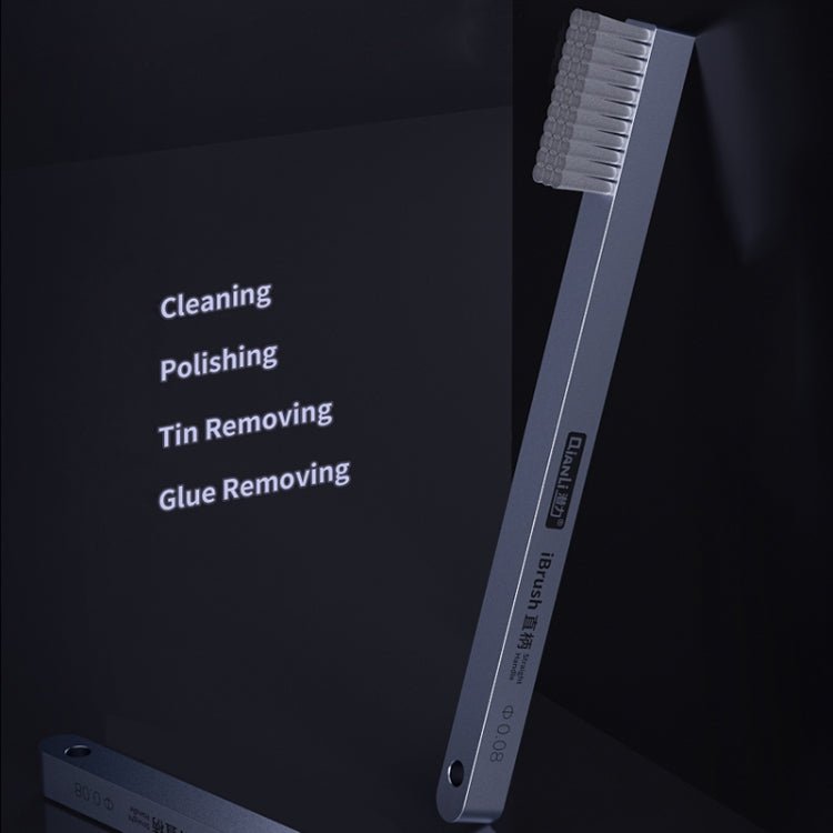 Qianli iBrush Straight Handle Aluminum Alloy Steel Brush, Straight Handle - ORIWHIZ