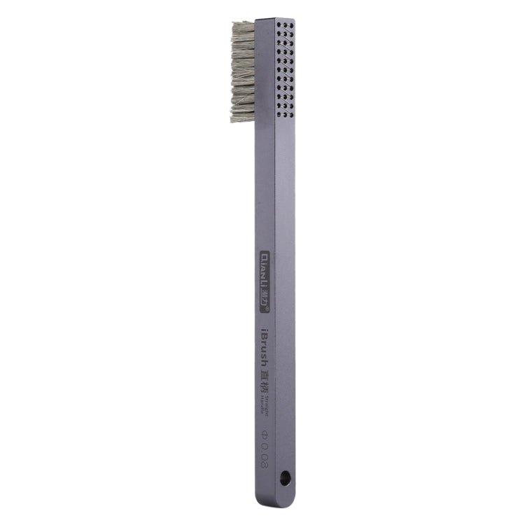 Qianli iBrush Straight Handle Aluminum Alloy Steel Brush, Straight Handle - ORIWHIZ