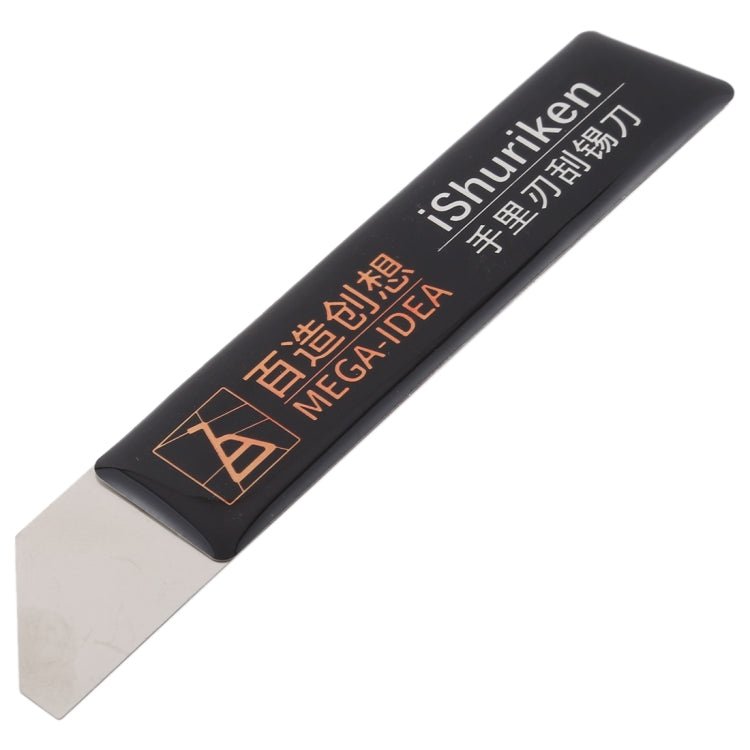 Qianli iShuriken T0.2mm Solder Paster Scraping Tin Knife Wear - resistant Bevel, Bevel - ORIWHIZ
