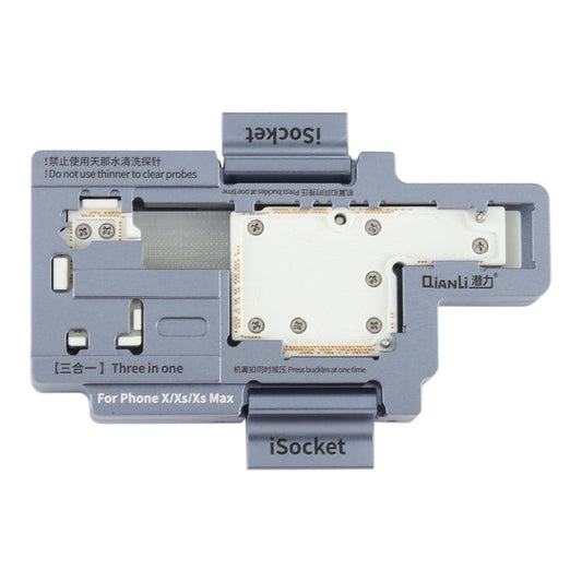 Qianli iSocket 3 In 1 Motherboard Layered Test Frame Upper Lower Layers Logic Board Function Fast Test Holder For iPhone X / XS / XS Max, Qianli iSocket For iPhone X / XS / XS Max - ORIWHIZ