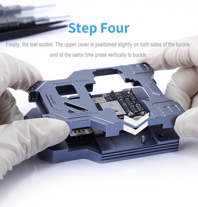 Qianli iSocket Motherboard Layered Test Fixture, Qianli iSocket For iPhone 11 Series, Qianli iSocket For iPhone 12 Series, Qianli iSocket For iPhone 13 Series, Qianli iSocket For iPhone 14 Series - ORIWHIZ