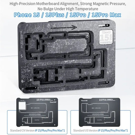 Qianli Magnetic Middle Layer BGA Reballing Platform, For iPhone 15 Series, For iPhone 14 Series - ORIWHIZ