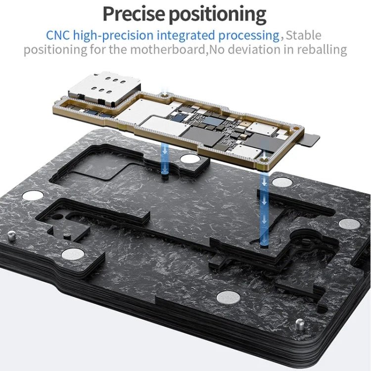 Qianli Magnetic Middle Layer BGA Reballing Platform, For iPhone 15 Series, For iPhone 14 Series - ORIWHIZ
