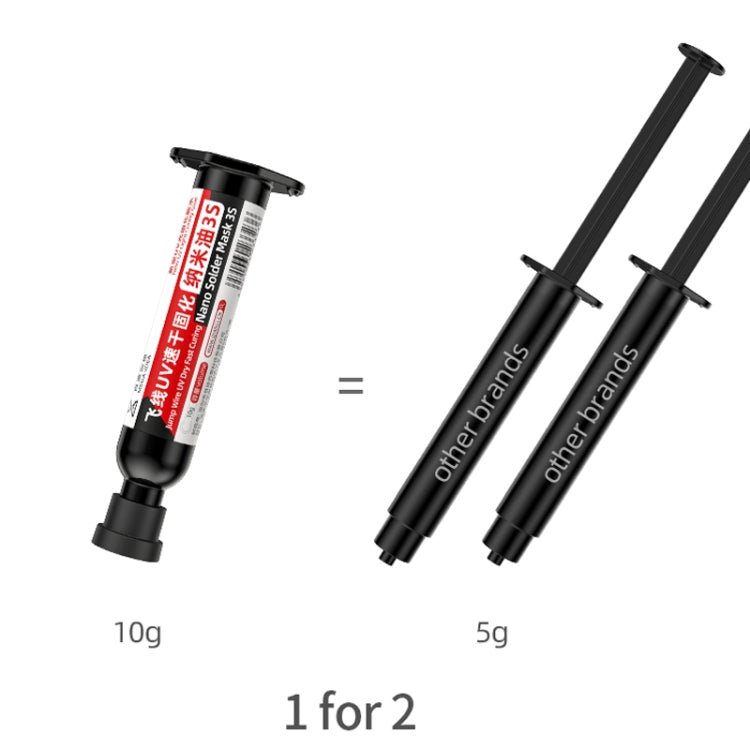 Qianli MEGA - IDEA Nano Solder Mask 3S Jump Wire UV Dry Fast Curing Glue, 1pcs, 2pcs, 3pcs, 5pcs, 10pcs - ORIWHIZ