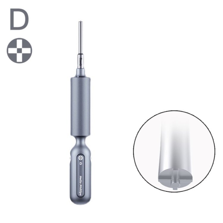 Qianli Super Tactile Grip - Type Precision Silent Dual - Bearing Screwdriver, Type A Phillips, Type B Tri - point, Type C Pentalibe, Type D Pinhead Philips, Type E T2 Torx - ORIWHIZ