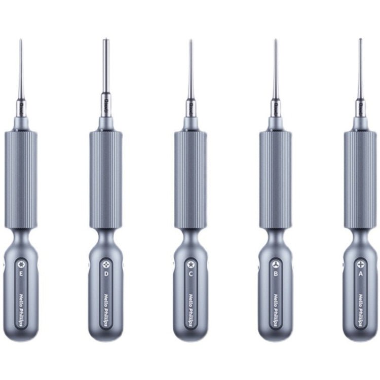 Qianli Super Tactile Grip - Type Precision Silent Dual - Bearing Screwdriver, Type A Phillips, Type B Tri - point, Type C Pentalibe, Type D Pinhead Philips, Type E T2 Torx - ORIWHIZ