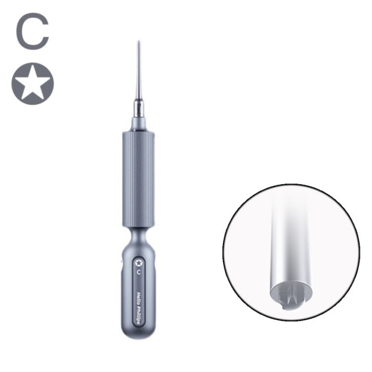 Qianli Super Tactile Grip - Type Precision Silent Dual - Bearing Screwdriver, Type A Phillips, Type B Tri - point, Type C Pentalibe, Type D Pinhead Philips, Type E T2 Torx - ORIWHIZ