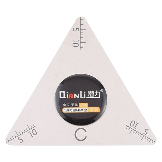 Qianli Triangle Shape Pry Opening Tool With Scales, Triangle - ORIWHIZ
