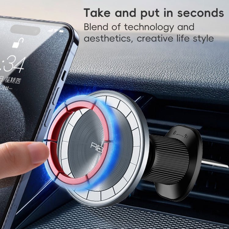 RBS PH19 Ultra - thin Magnetic Car Air Outlet Phone Holder - ORIWHIZ