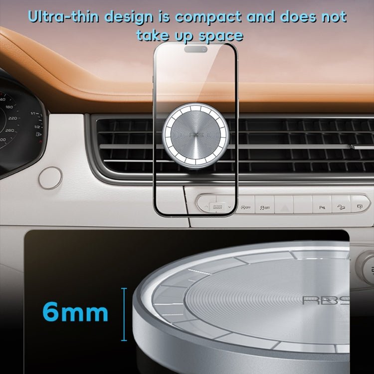 RBS PH19 Ultra - thin Magnetic Car Air Outlet Phone Holder - ORIWHIZ