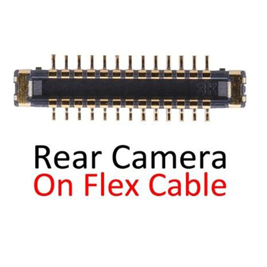 Rear Back Camera FPC Connector On Flex Cable for iPhone X, For iPhone X - ORIWHIZ