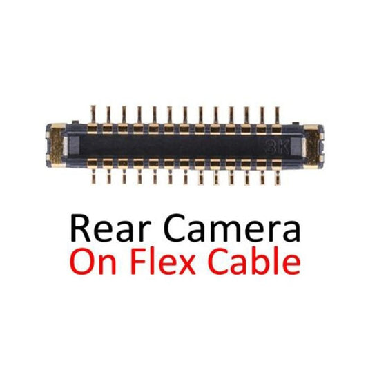Rear Back Camera FPC Connector On Flex Cable for iPhone XR, For iPhone XR - ORIWHIZ
