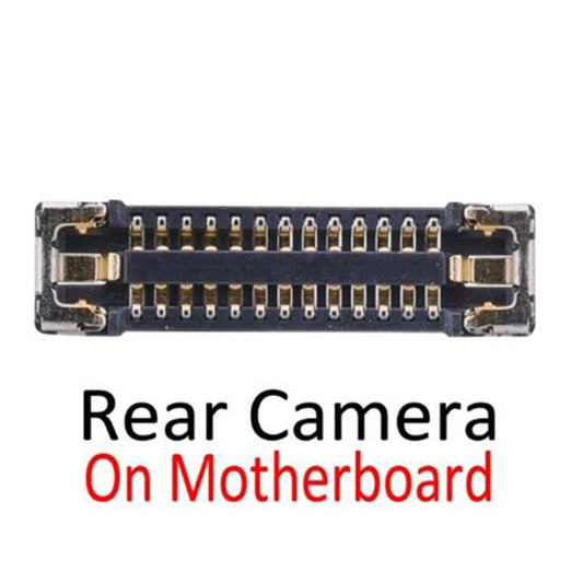 Rear Back Camera FPC Connector On Motherboard for iPhone X, For iPhone X - ORIWHIZ
