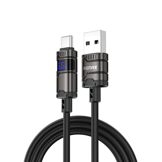 REMAX C01 - AC 66W USB to Type - C Nylon Braided Data Cable, Length: 1.2m, USB to Type - C - ORIWHIZ