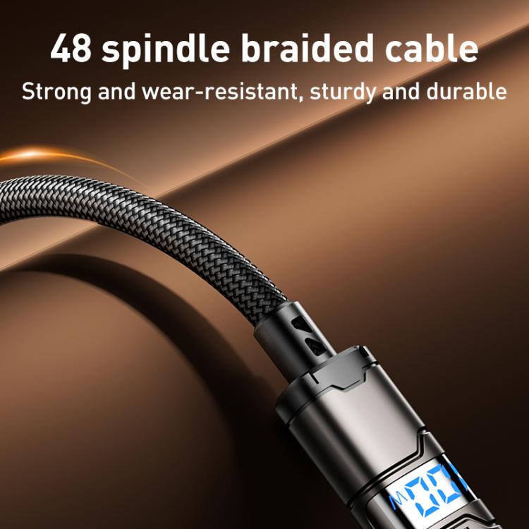 REMAX C01 - CC 100W Type - C to Type - C Nylon Braided Data Cable, Length: 1.2m, Type - C to Type - C - ORIWHIZ