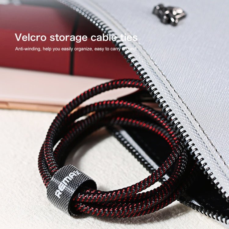 REMAX RC - 158m 3A USB to Micro USB Interface Charging + Transmission Magnetic Attraction Polyester Two - color Braided Data Cable, Cable Length: 1m, Micro USB - ORIWHIZ