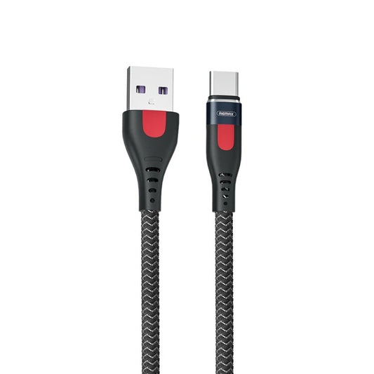 REMAX RC - 188a Lesu Pro 1m 5A USB to USB - C / Type - C Aluminum Alloy Braid Fast Charging Data Cable, USB to USB - C / Type - C - ORIWHIZ