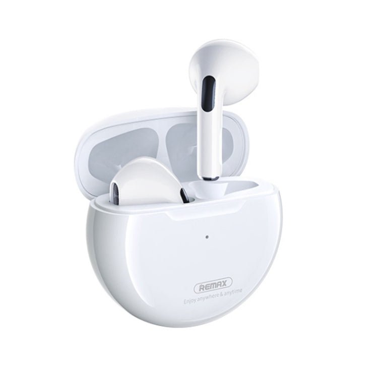 Remax TWS - 50i Bluetooth 5.1 True Wirelss Stereo Music Bluetooth Earphone, White - ORIWHIZ