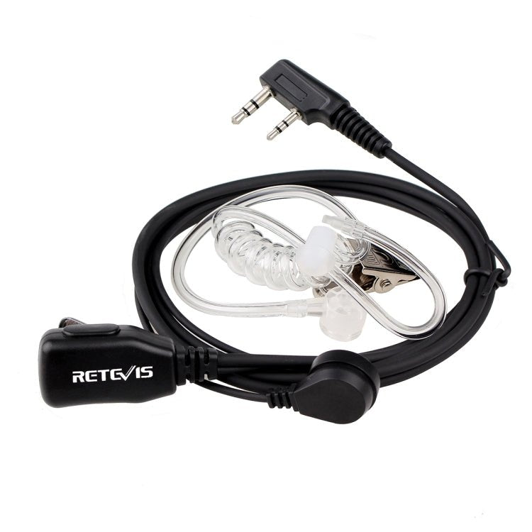 RETEVIS C9003 2 Pin PTT Speaker Microphone Acoustic Tube In - ear Earpiece, C9003 - ORIWHIZConsumer ElectronicsRETEVISWalkie Talkie
