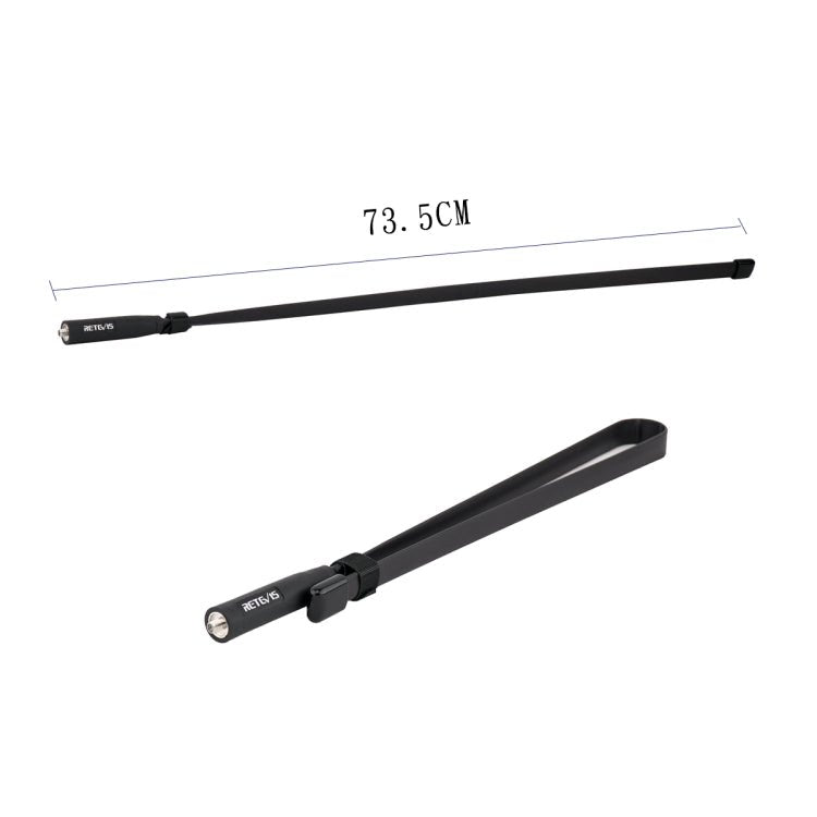 RETEVIS HA02 VHF&UHF SMA - F Female Bendable Dual Band Antenna, HA02 - ORIWHIZConsumer ElectronicsRETEVISWalkie Talkie