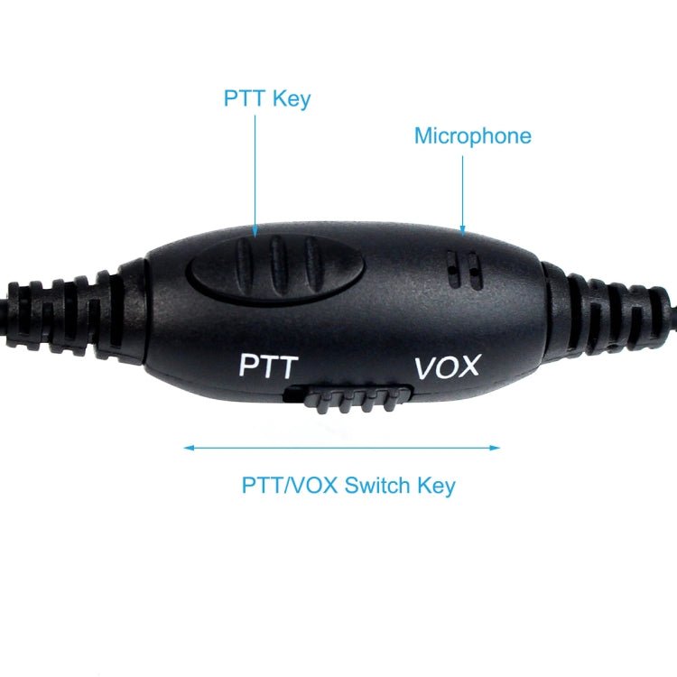 RETEVIS R - 114 2 Pin K Head VOX Headset Earphone Microphone, R - 114 - ORIWHIZConsumer ElectronicsRETEVISWalkie Talkie