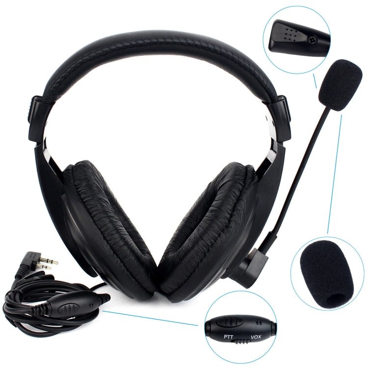 RETEVIS R - 114 2 Pin K Head VOX Headset Earphone Microphone, R - 114 - ORIWHIZConsumer ElectronicsRETEVISWalkie Talkie