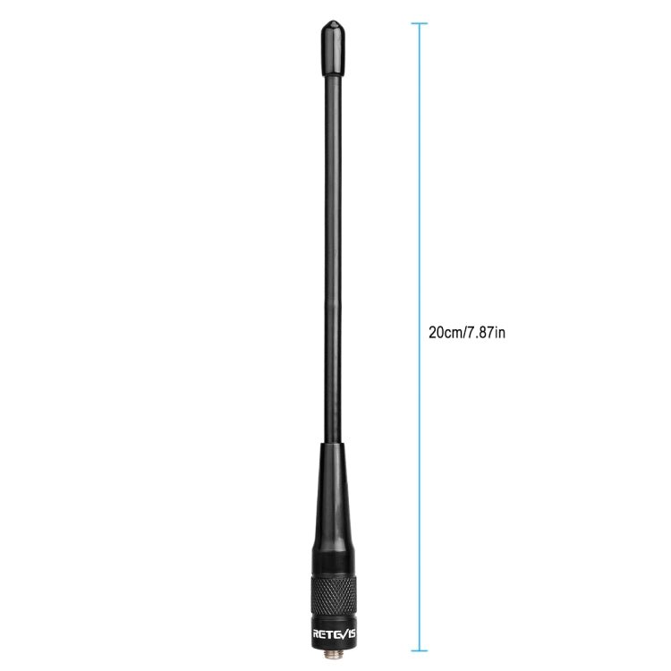 RETEVIS RHD - 701 136 - 174+400 - 480MHz SMA - F Female Dual Band Antenna for H - 777/RT5/RT6/RT7/RT - 5R/888s, RHD - 701 - ORIWHIZConsumer ElectronicsRETEVISWalkie Talkie