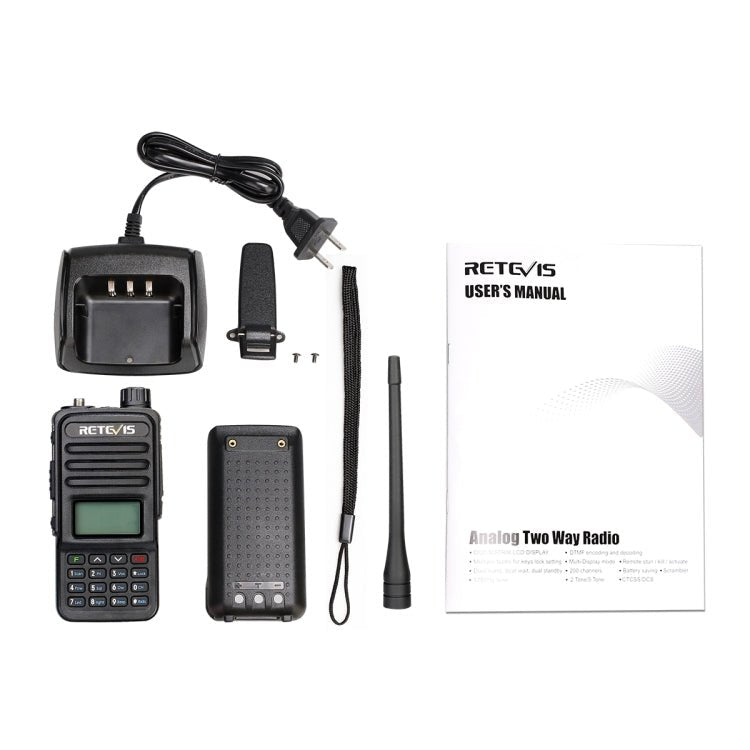 RETEVIS RT85 US Frequency 136.000 - 174.000MHz+400.000 - 470.000MHz 200CHS Dual Band Digital Two Way Radio Handheld Walkie Talkie, RT85 US Frequency - ORIWHIZConsumer ElectronicsHandheld Walkie TalkieRETEVIS