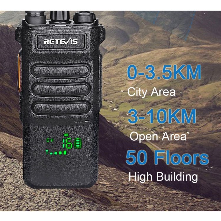 RETEVIS RT86 10W 430 - 440MHz 16CHS Two Way Radio Handheld Walkie Talkie with Wireless Copy Function, RT86 - ORIWHIZConsumer ElectronicsHandheld Walkie TalkieRETEVIS